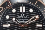 Omega Seamaster Diver 300M VSF 1:1 Best Edition SS 42mm RG Bezel SS/RG Bracelet Super Clone A8800