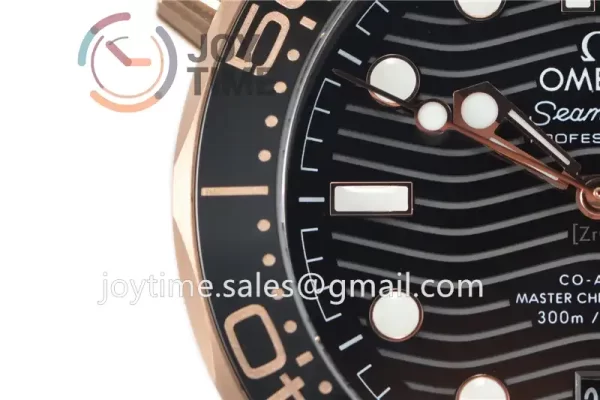 Omega Seamaster Diver 300M VSF 1:1 Best Edition SS 42mm RG Bezel SS/RG Bracelet Super Clone A8800