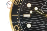 Omega Seamaster Diver 300M VSF 1:1 Best Edition SS 42mm YG Bezel Rubber Strap Super Clone A8800