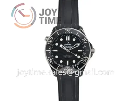 Omega Seamaster Diver 300M VSF 1:1 Best Edition Ceramic  43.5mm Rubber Strap Super Clone A8806