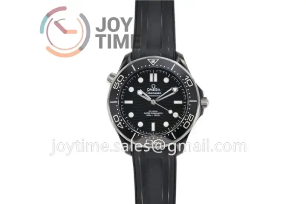 Omega Seamaster Diver 300M VSF 1:1 Best Edition Ceramic  43.5mm Rubber Strap Super Clone A8806