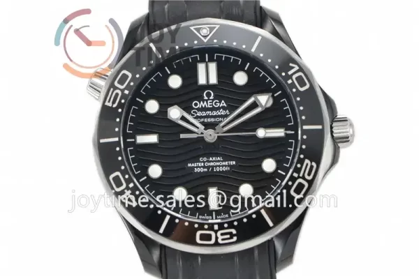 Omega Seamaster Diver 300M VSF 1:1 Best Edition Ceramic  43.5mm Rubber Strap Super Clone A8806