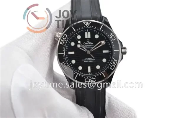 Omega Seamaster Diver 300M VSF 1:1 Best Edition Ceramic  43.5mm Rubber Strap Super Clone A8806