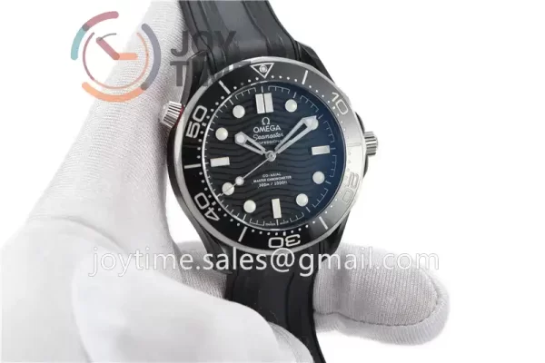 Omega Seamaster Diver 300M VSF 1:1 Best Edition Ceramic  43.5mm Rubber Strap Super Clone A8806