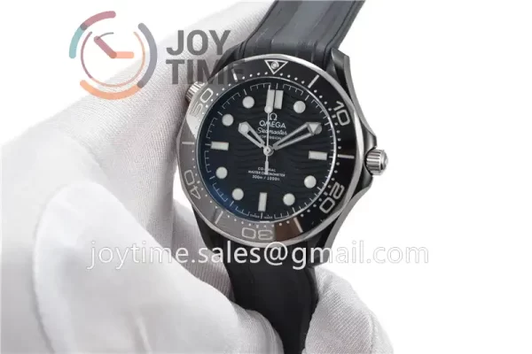 Omega Seamaster Diver 300M VSF 1:1 Best Edition Ceramic  43.5mm Rubber Strap Super Clone A8806