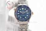 Omega Seamaster Diver 300M VSF 1:1 Best Edition SS 42mm RG Bezel SS/RG Bracelet Super Clone A8800