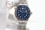 Omega Seamaster Diver 300M VSF 1:1 Best Edition SS 42mm RG Bezel SS/RG Bracelet Super Clone A8800