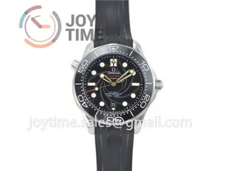 Omega Seamaster Diver 300M "007Limited Edition" VSF 1:1 Best Edition SS 42mm Rubber Strap Super Clone A8800