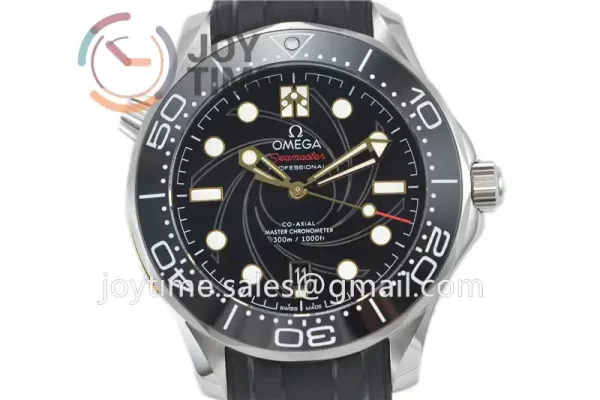 Omega Seamaster Diver 300M "007Limited Edition" VSF 1:1 Best Edition SS 42mm Rubber Strap Super Clone A8800