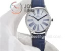 Omega De Ville Tresor Ladies 1:1 Best Edition SS 36mm Leather Strap Quartz (7Colors)