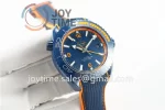 Omega Planet Ocean 600M GMT  VSF 1:1 Best Edition Ceramic 45.5mm Rubber Strap Super Clone A8906