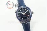 Omega Planet Ocean 600M GMT  VSF 1:1 Best Edition SS 43.5mm Rubber Strap Super Clone A8605