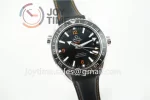 Omega Planet Ocean 600M GMT  VSF 1:1 Best Edition SS 43.5mm Rubber Strap Super Clone A8605