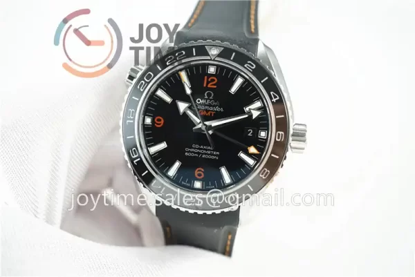 Omega Planet Ocean 600M GMT  VSF 1:1 Best Edition SS 43.5mm Rubber Strap Super Clone A8605