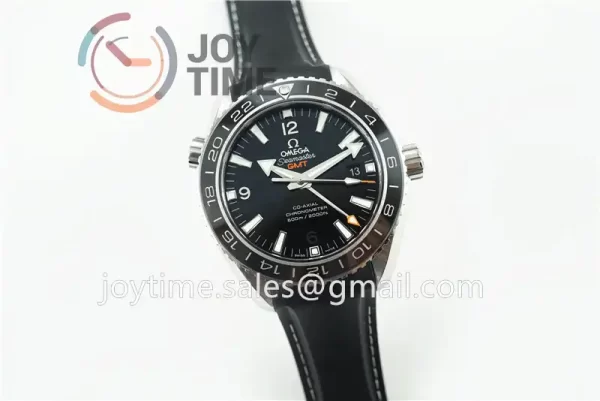 Omega Planet Ocean 600M GMT  VSF 1:1 Best Edition SS 43.5mm Rubber Strap Super Clone A8605