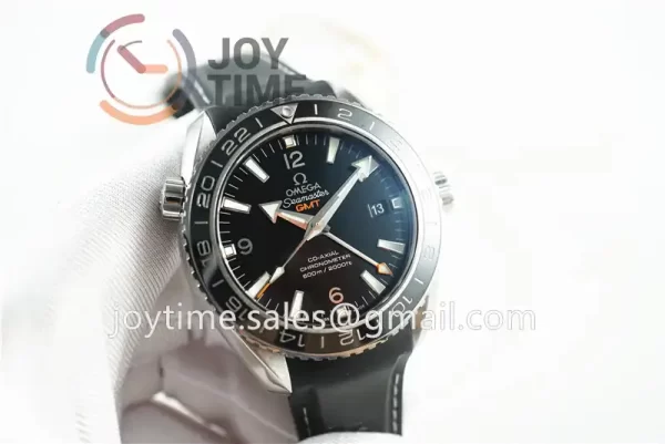 Omega Planet Ocean 600M GMT  VSF 1:1 Best Edition SS 43.5mm Rubber Strap Super Clone A8605