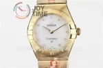 Omega Constellation GF 1:1 Best Edition YG 25mm YG Bracelet Quartz