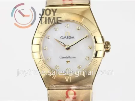 Omega Constellation GF 1:1 Best Edition YG 25mm YG Bracelet Quartz