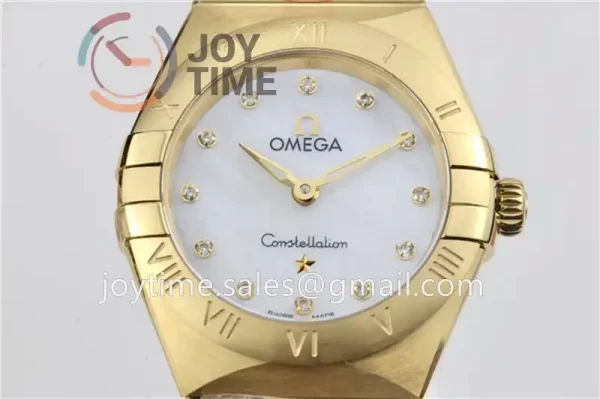 Omega Constellation GF 1:1 Best Edition YG 25mm YG Bracelet Quartz