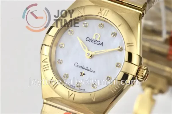 Omega Constellation GF 1:1 Best Edition YG 25mm YG Bracelet Quartz