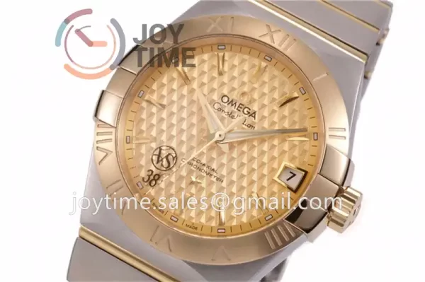 Omega Constellation VSF 1:1 Best Edition SS 38mm RG Bezel SS/RG Bracelet A8500