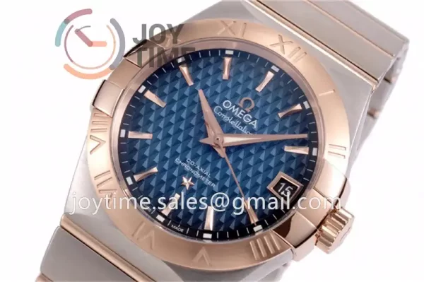 Omega Constellation VSF 1:1 Best Edition SS 38mm RG Bezel SS/RG Bracelet A8500