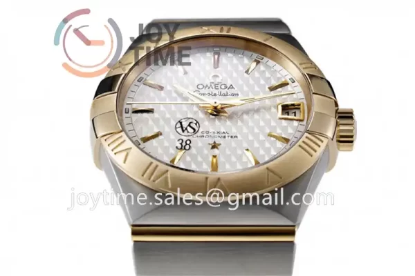 Omega Constellation VSF 1:1 Best Edition SS 38mm YG Bezel SS/YG Bracelet A8500