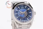 Omega Aqua Terra Worldtimer VSF 1:1 Best Edition SS 43mm SS Bracelet Super Clone A8938