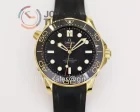 Omega Seamaster Diver 300M ORF 1:1 Best Edition YG 42mm Rubber Strap Super Clone A8800