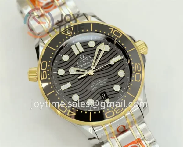 Omega Seamaster Diver 300M ORF 1:1 Best Edition SS 42mm YG Bezel SS/YG Bracelet Super Clone A8800