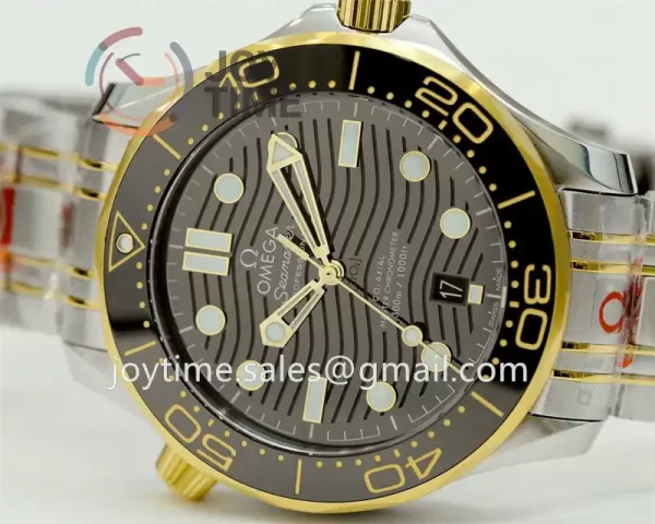 Omega Seamaster Diver 300M ORF 1:1 Best Edition SS 42mm YG Bezel SS/YG Bracelet Super Clone A8800