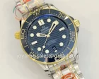 Omega Seamaster Diver 300M ORF 1:1 Best Edition SS 42mm YG Bezel SS/YG Bracelet Super Clone A8800