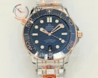 Omega Seamaster Diver 300M ORF 1:1 Best Edition SS 42mm RG Bezel SS/RG Bracelet Super Clone A8800