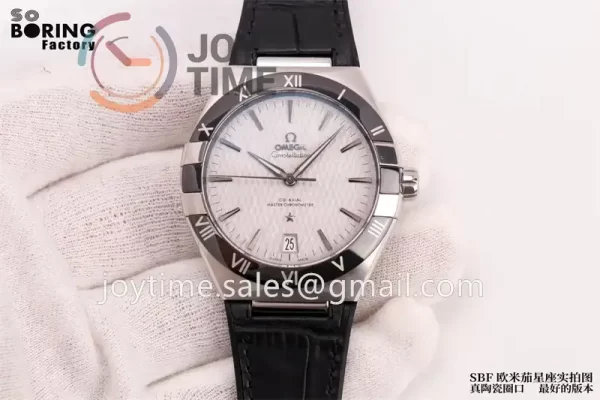 Omega Constellation VSF 1:1 Best Edition SS 39mm Leather Strap A8900