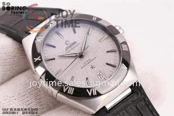 Omega Constellation VSF 1:1 Best Edition SS 39mm Leather Strap A8900