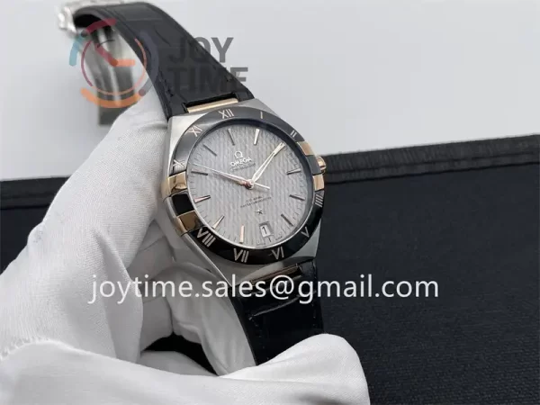 Omega Constellation VSF 1:1 Best Edition SS 41mm Leather Strap A8900