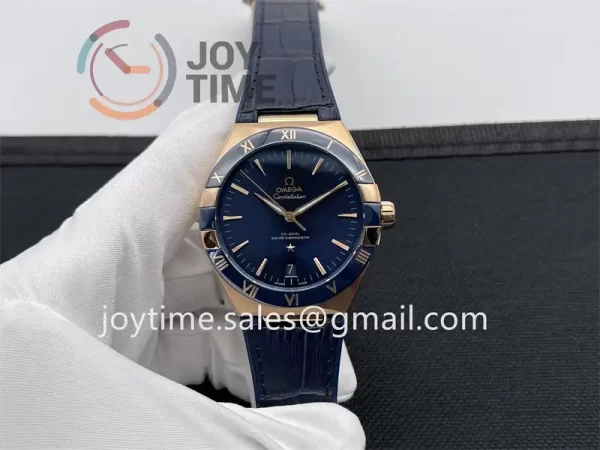 Omega Constellation VSF 1:1 Best Edition RG 41mm Leather Strap A8900