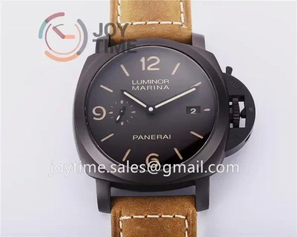 Panerai Pam00386 VSF 1:1 Best Edition PVD 44mm Leather Strap P9000