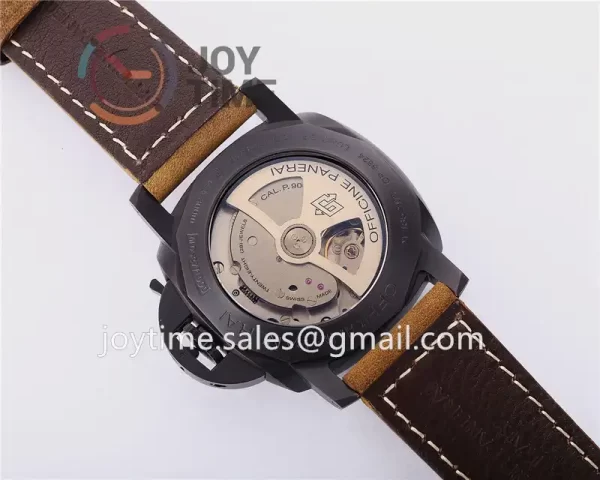 Panerai Pam00386 VSF 1:1 Best Edition PVD 44mm Leather Strap P9000