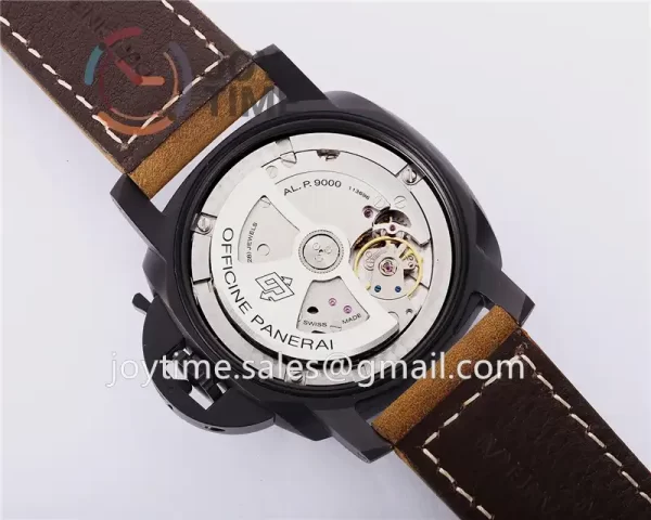 Panerai Pam00386 VSF 1:1 Best Edition PVD 44mm Leather Strap P9000