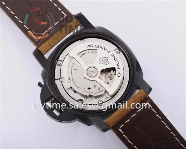 Panerai Pam00386 VSF 1:1 Best Edition PVD 44mm Leather Strap P9000