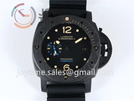 Panerai Pam00616 VSF 1:1 Best Edition Carbon 47mm Rubber Strap P9000