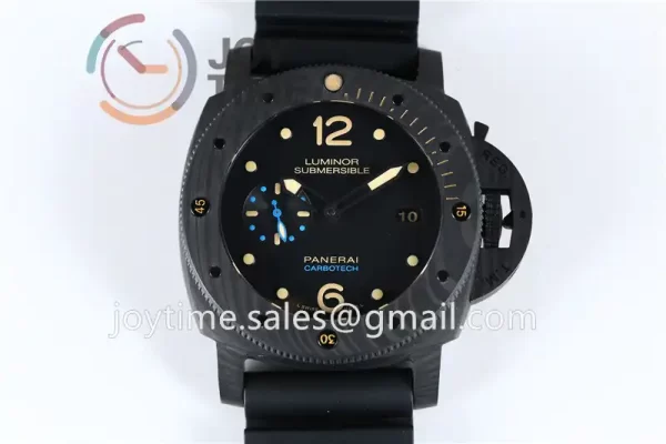 Panerai Pam00616 VSF 1:1 Best Edition Carbon 47mm Rubber Strap P9000