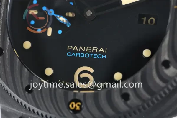 Panerai Pam00616 VSF 1:1 Best Edition Carbon 47mm Rubber Strap P9000