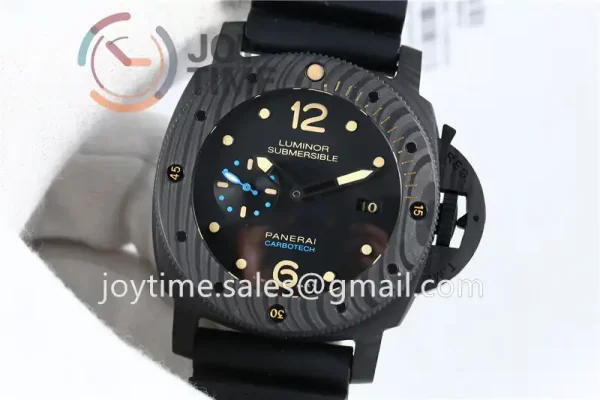 Panerai Pam00616 VSF 1:1 Best Edition Carbon 47mm Rubber Strap P9000