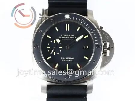 Panerai Pam00389 VSF 1:1 Best Edition Titanium 47mm Rubber Strap P9000