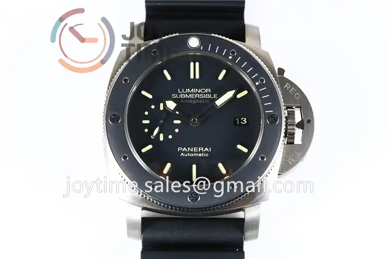 Panerai Pam00389 VSF 1:1 Best Edition Titanium 47mm Rubber Strap P9000