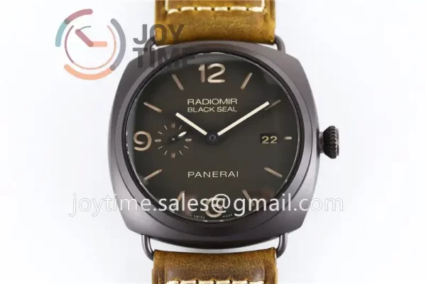 Panerai Pam00505 VSF 1:1 Best Edition PVD 45mm Leather Strap P9000