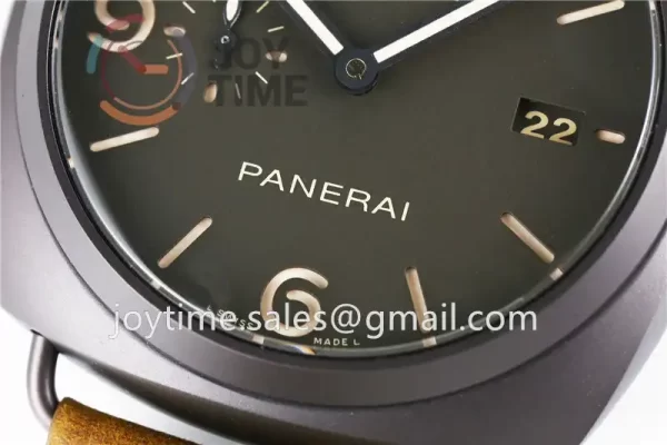 Panerai Pam00505 VSF 1:1 Best Edition PVD 45mm Leather Strap P9000