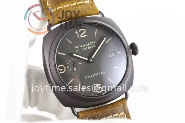 Panerai Pam00505 VSF 1:1 Best Edition PVD 45mm Leather Strap P9000